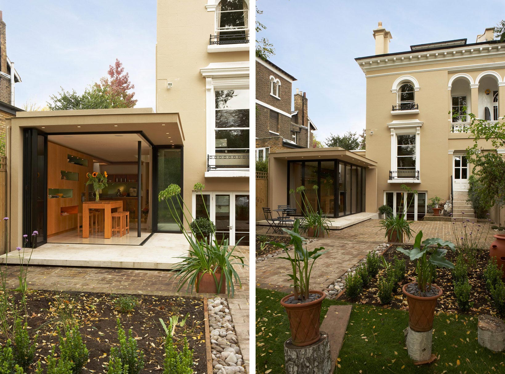 Grade 2 listed villa in Islington, exterior