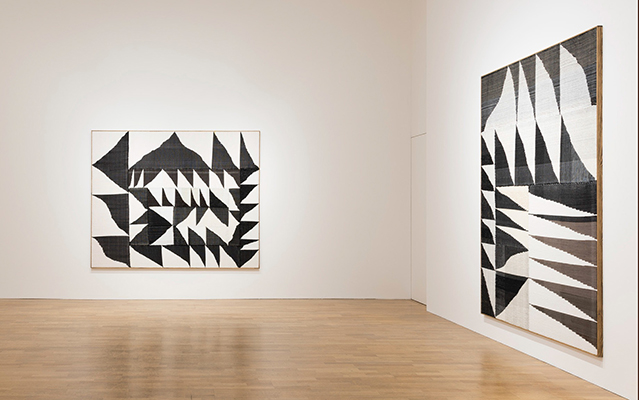 Brent Wadden, How Long is Now, 2015. From left: Alignment #53; Alignment #52