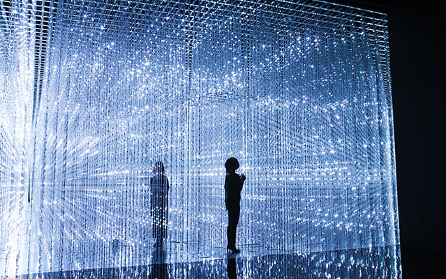 teamLab, Crystal Universe, 2015