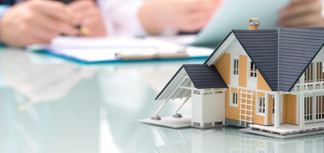 Small model home on desk