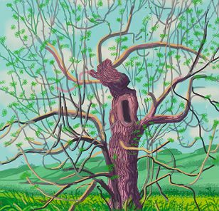 David Hockney Arrival of Spring
