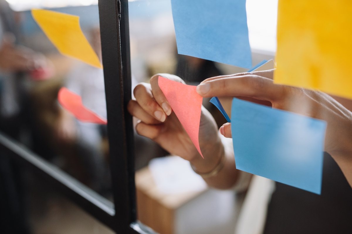 post its and planning
