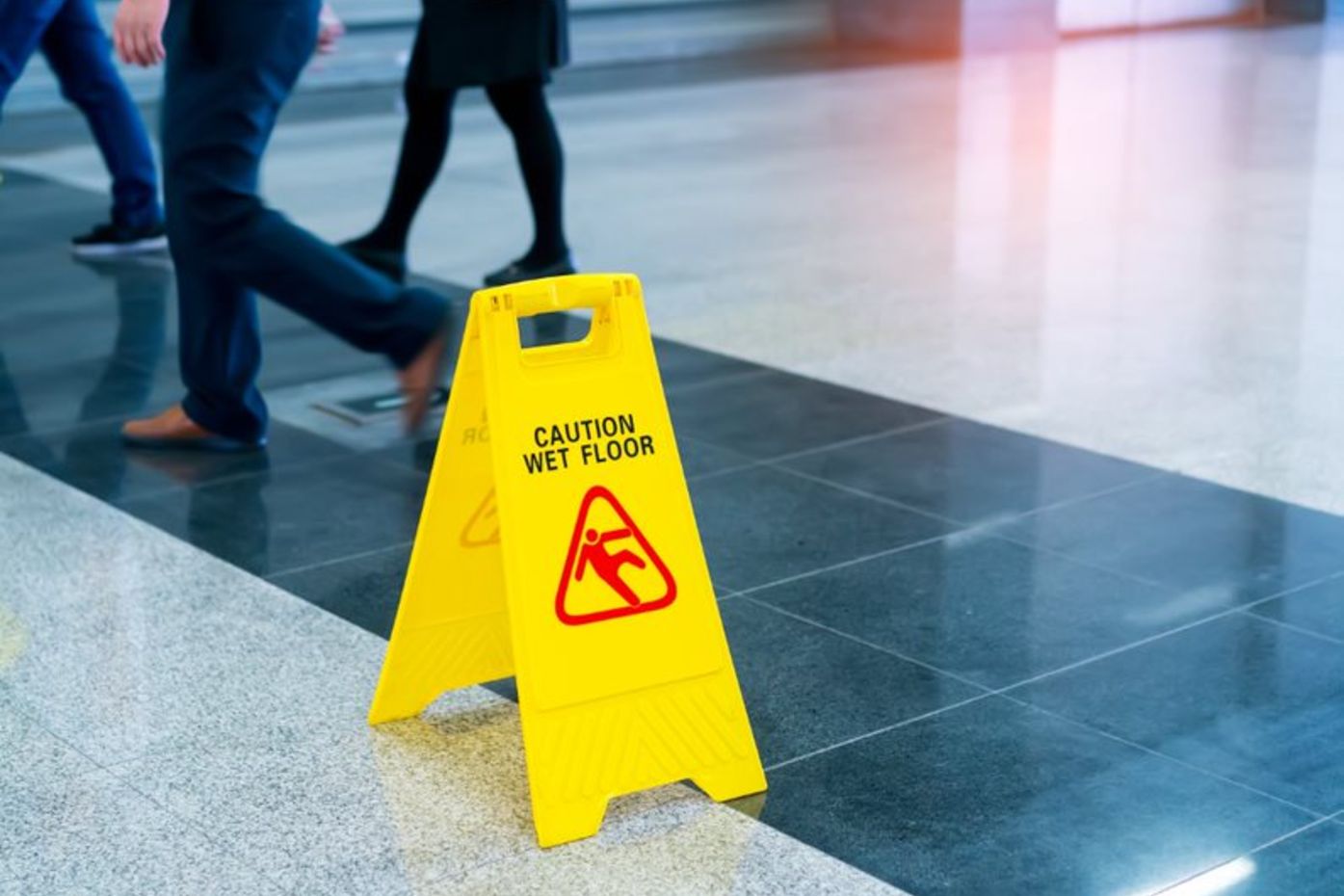 wet floor sign
