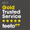 Feefo gold trusted service 2017