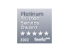 Feefo Platinum Trusted Service Award 2022