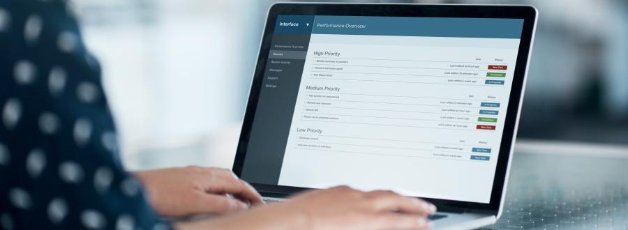 Woman using Laptop Digital Marketing