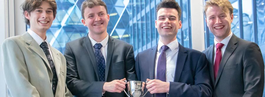 exeter university winners of Hiscox challenge