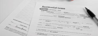 Signing a lease