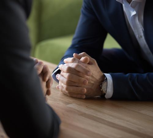 Men Hands Consultation