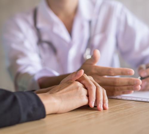 business meeting conversation with a client
