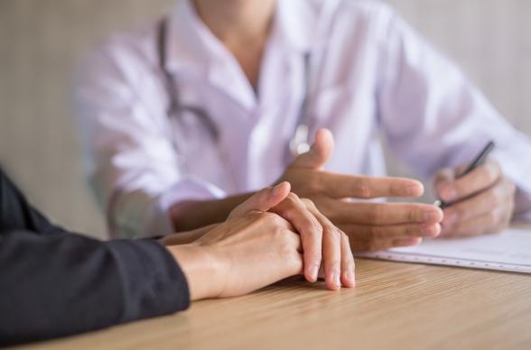 business meeting conversation with a client