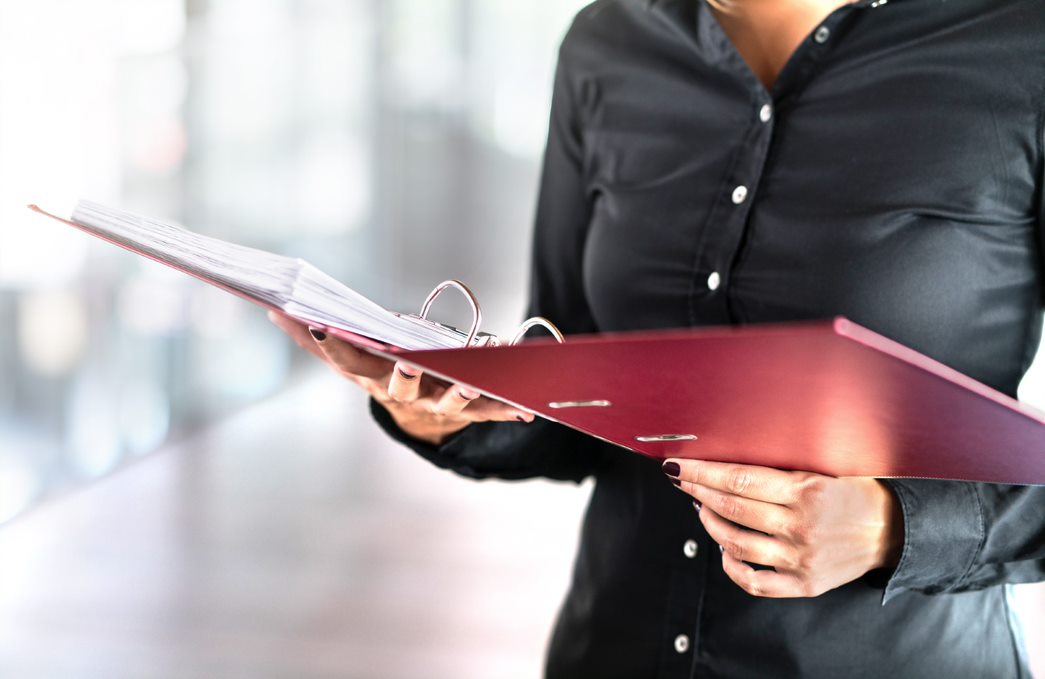 contractor reviewing contract