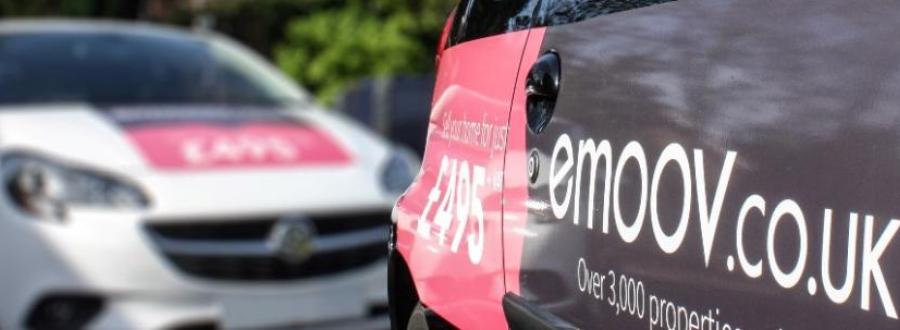 emoov.co.uk logo on a car