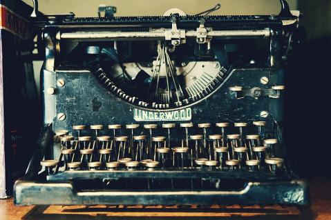 Antique typewriter