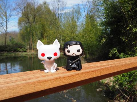 Jon Snow and Ghost Game of Thrones Funko Pop Collectibles