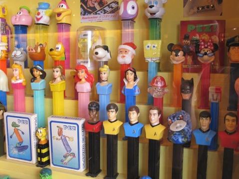 Collection of Pez dispensers