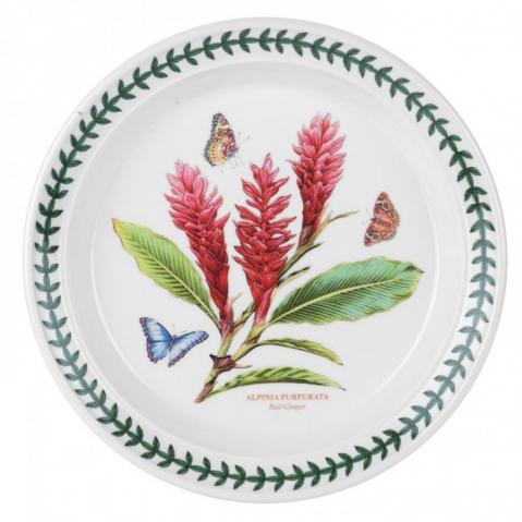 Portmeirion pottery red ginger pattern china plate